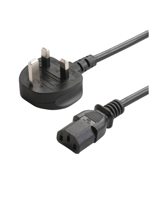 1.2m UK Plug Kettle Cable