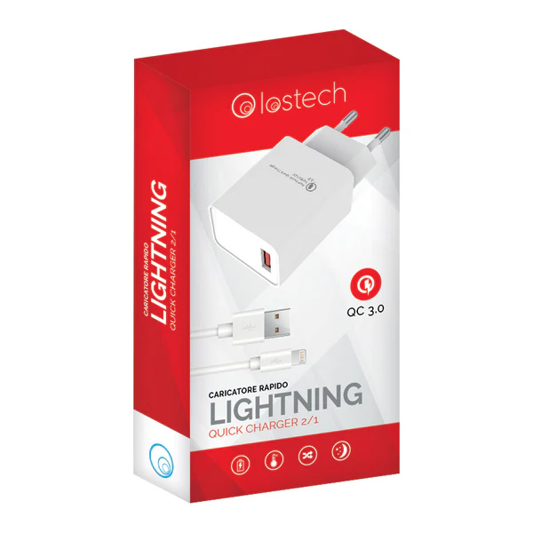 Lostech LS-1019QC3 Lightning Charger Set with 1m Lightning cable