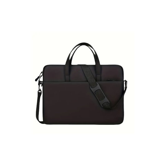Laptop Bag with Strap in Black