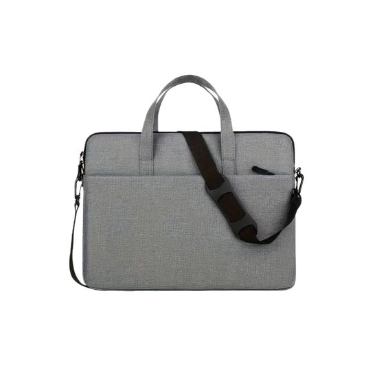 Laptop Bag with Strap in Grey