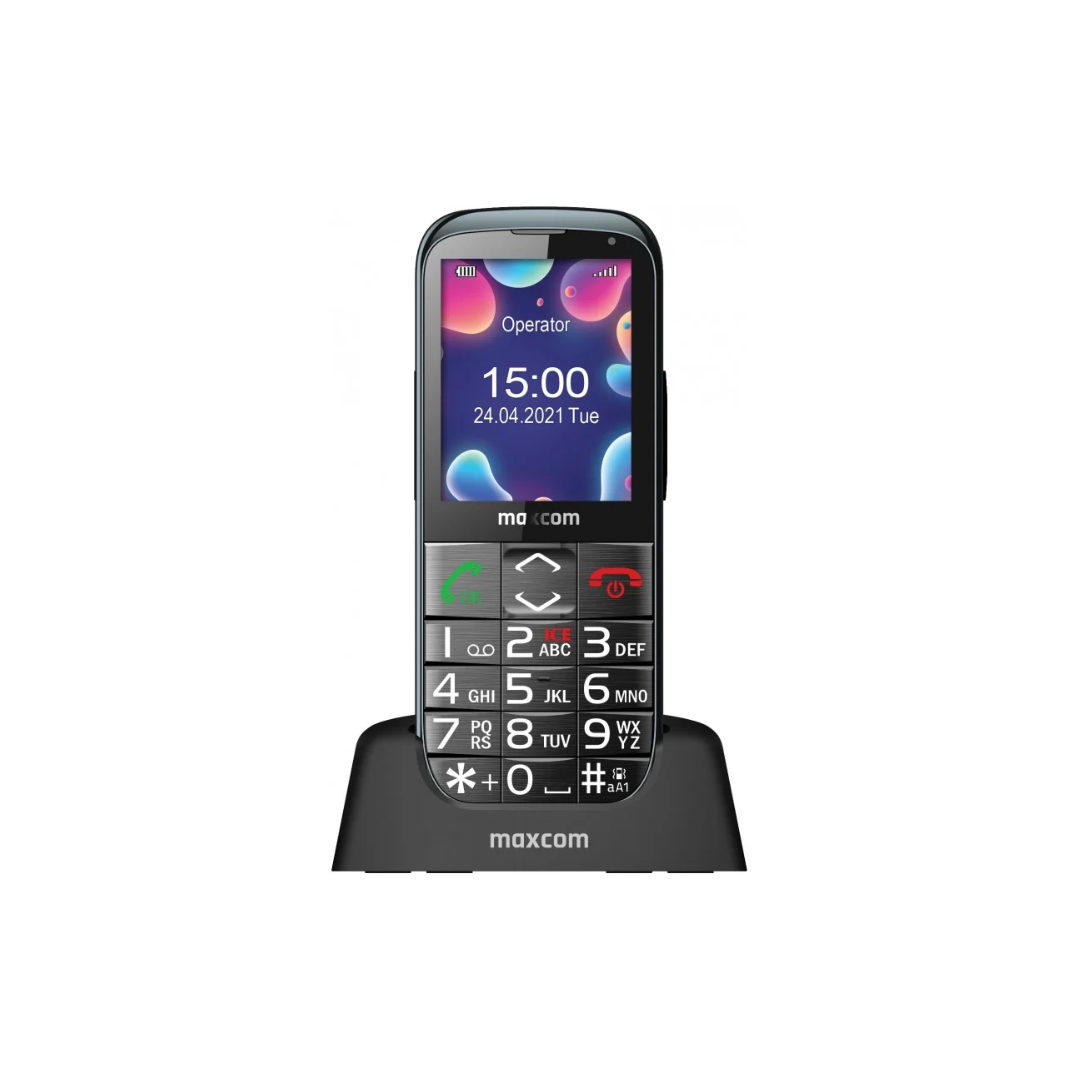Maxcom 4G LTE Big Button Phone w/ Charging Stand (MM724)