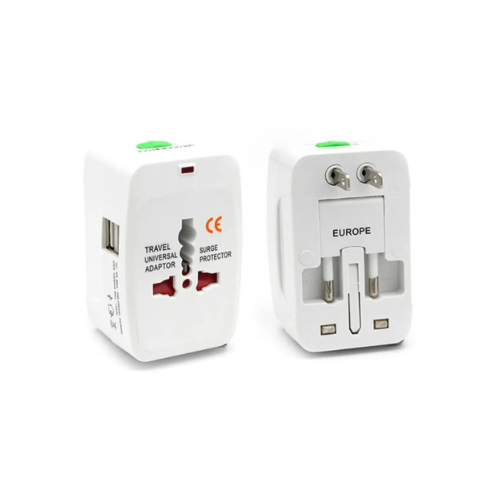Rover Universal Travel Plug with 2 USB Ports