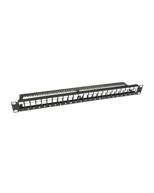 Patch Panel 24 Port Unloaded Keystone