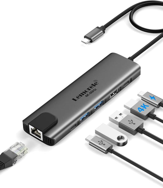 Lemorele USB-C Docking Station 13-1 4K