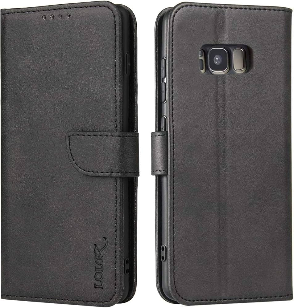 Samsung Galaxy S8 Phone Case - Black Flip