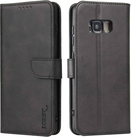 Samsung Galaxy S8 Phone Case - Black Flip