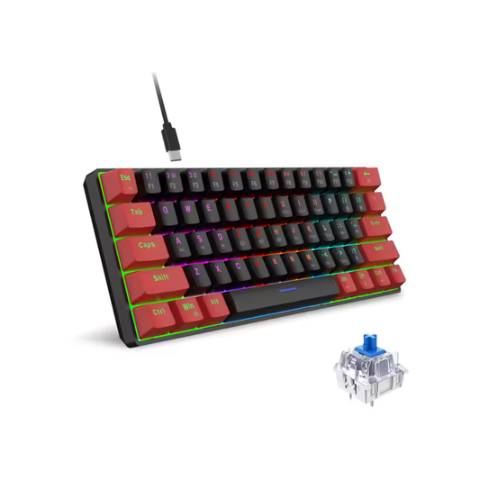 HXSJ V900 60% Mechanical Gaming Keyboard w/ Blue Switches