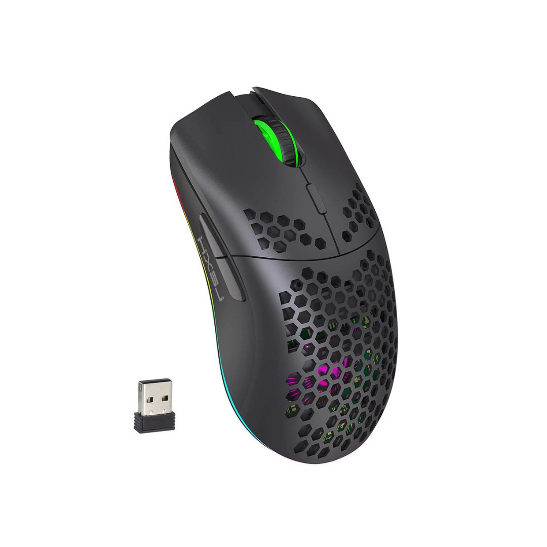 HXSJ T66 Wireless Gaming Mouse in Black
