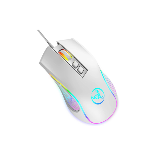 HXSJ X100 Wired Gaming Mouse in White