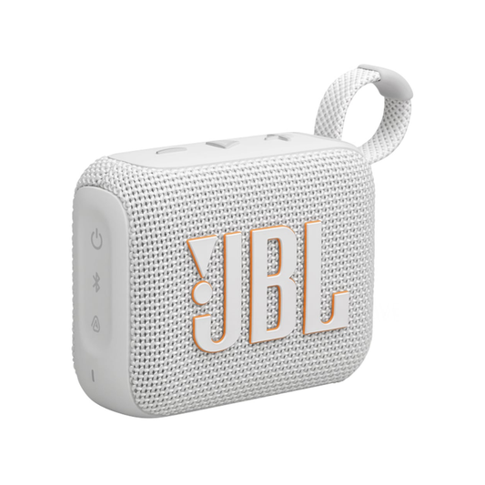 JBL Go 4 Bluetooth Speaker in White