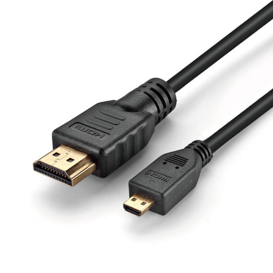 Micro HDMI (Male) to HDMI (Male) Cable