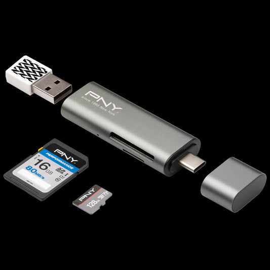 Type C and USB A SD Card Reader Pen