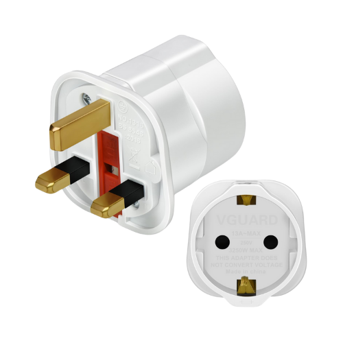 Rover Adapter EU to UK (Shuko) Plug
