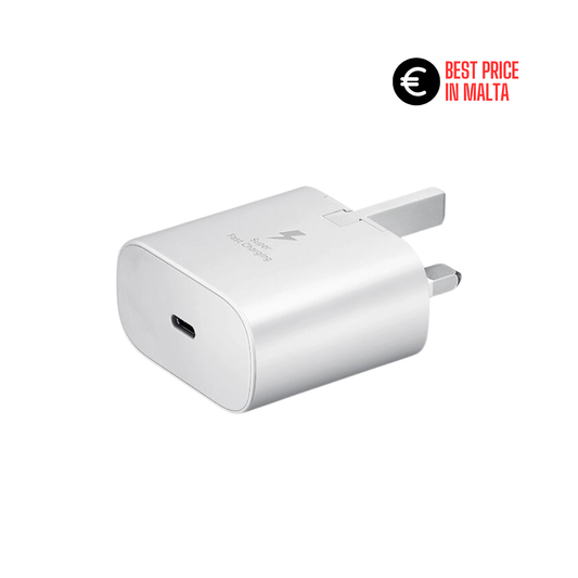 Samsung 25W USB-C Charging Plug in White