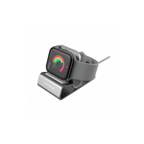 Swissten Aluminum Stand For Apple Watch | Grey