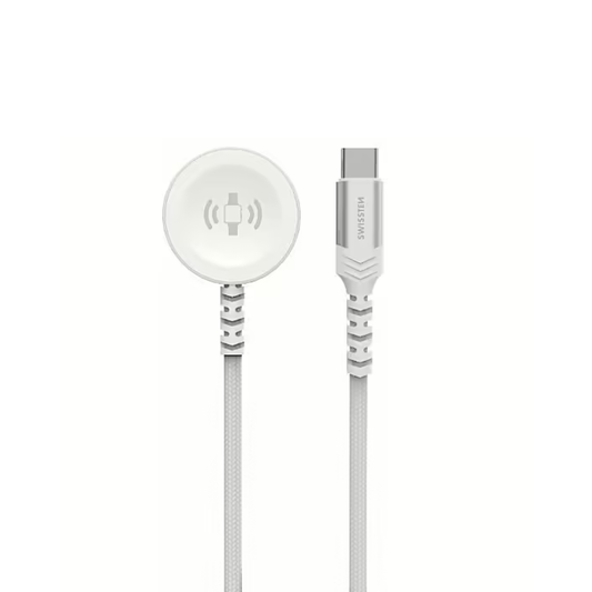 Swissten Braided Magnetic Apple Watch Charger