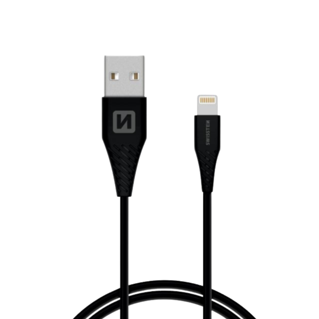 1.2M USB-A to Lightning Charging and Data Cable - Swissten