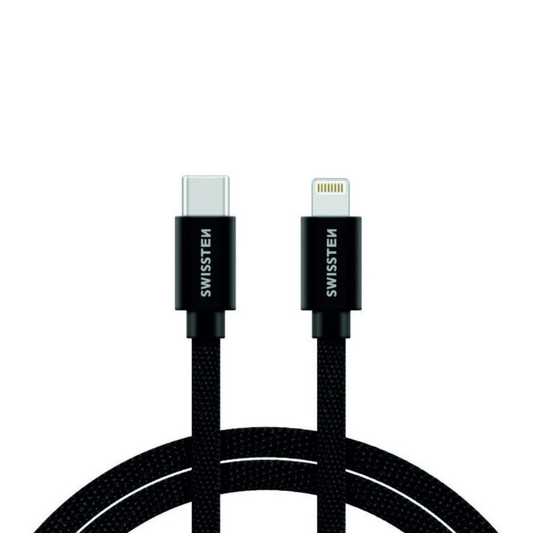 2M USB-C to Lightning Charging and Data Cable - Swissten