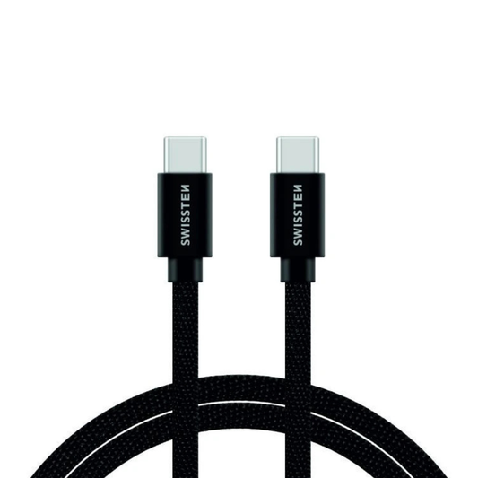 2M USB-C to USB-C Charging and Data Cable - Swissten