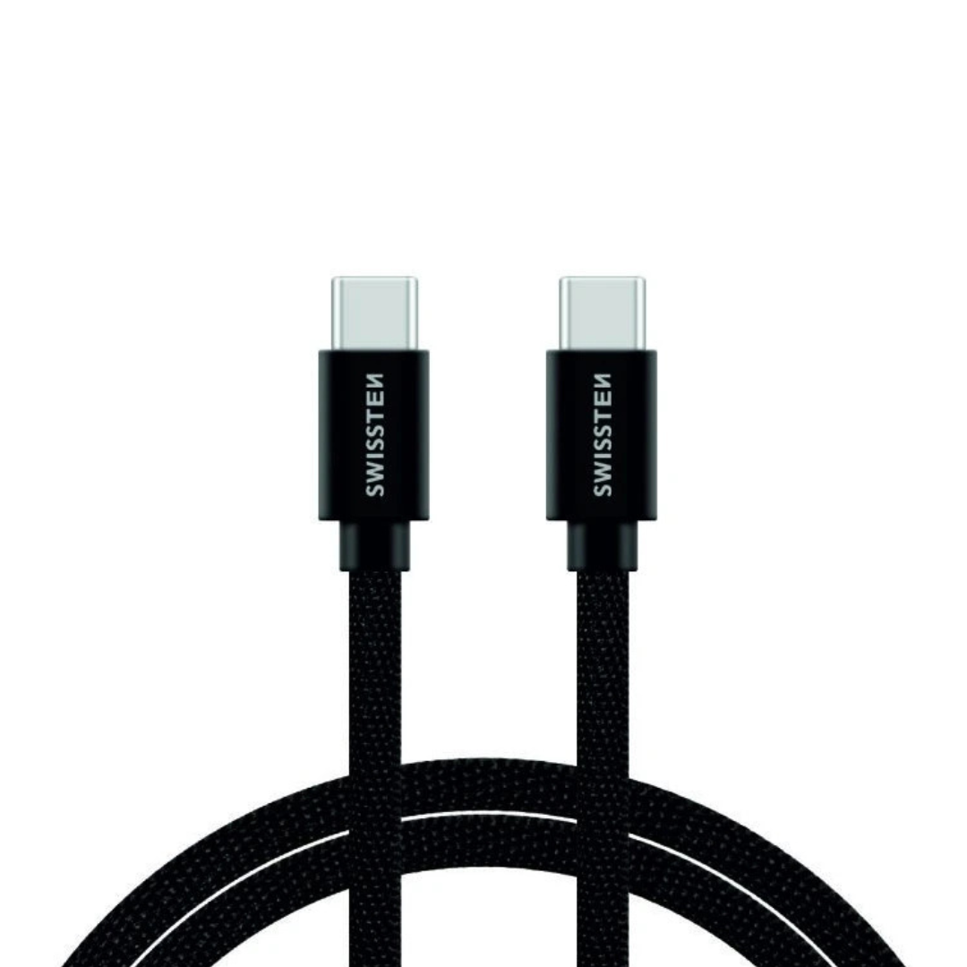 1.5M USB-C to USB-C Charging and Data Cable - Swissten