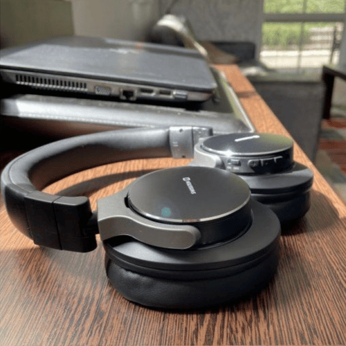Swissten Jumbo Wireless Stereo Headphones in Black