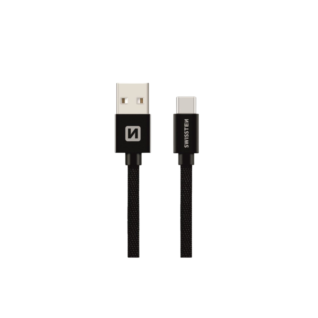 3M USB-A to USB-C Charging and Data Cable - Swissten