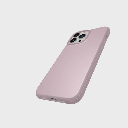 iPhone 13 Pro Phone Case - Pink & White Stripes