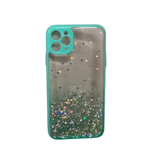 iPhone 11 Pro Phone Case - Clear & Glitters
