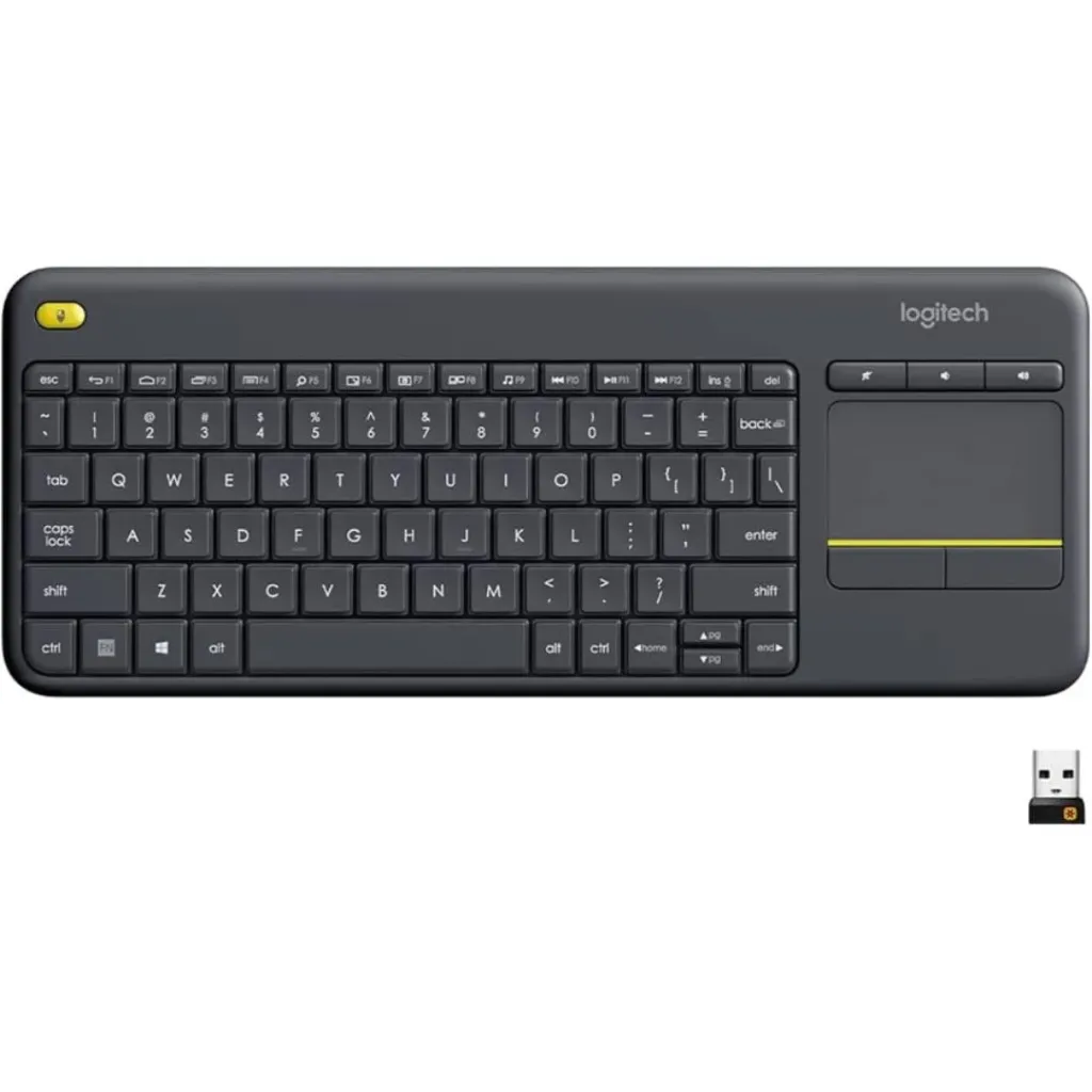 [12402] Logitech K400 Plus Wireless Keyboard w/ Trackpad - QWERTY US