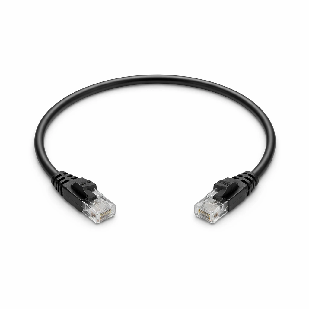 [4017538063984] 0.25M CAT6 Cable in Black