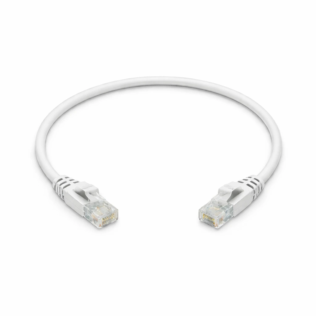 [4017538064028] 0.25M CAT6 Cable in White
