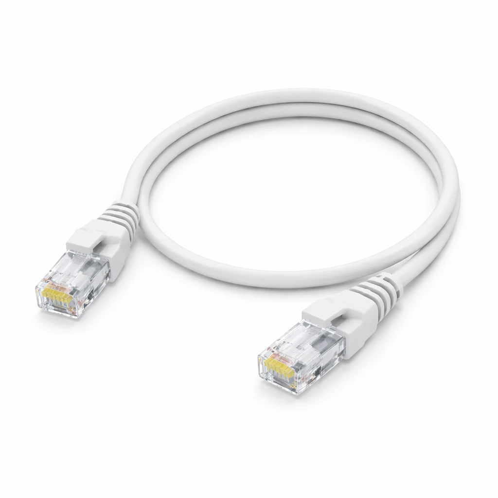 [4017538063878] 0.5M CAT6 Ethernet Cable in White