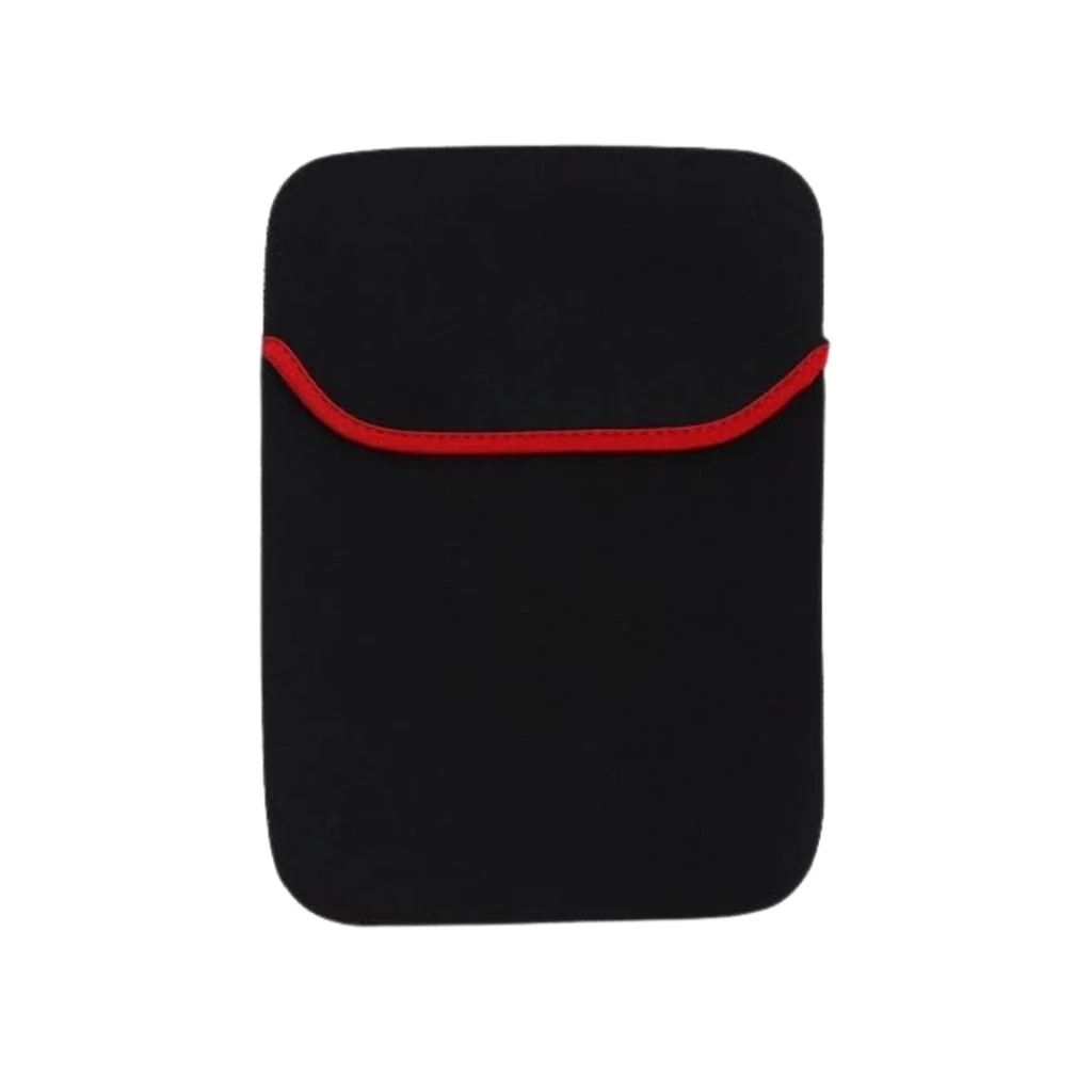 [10967] 14" Laptop Sleeve in Black and Red