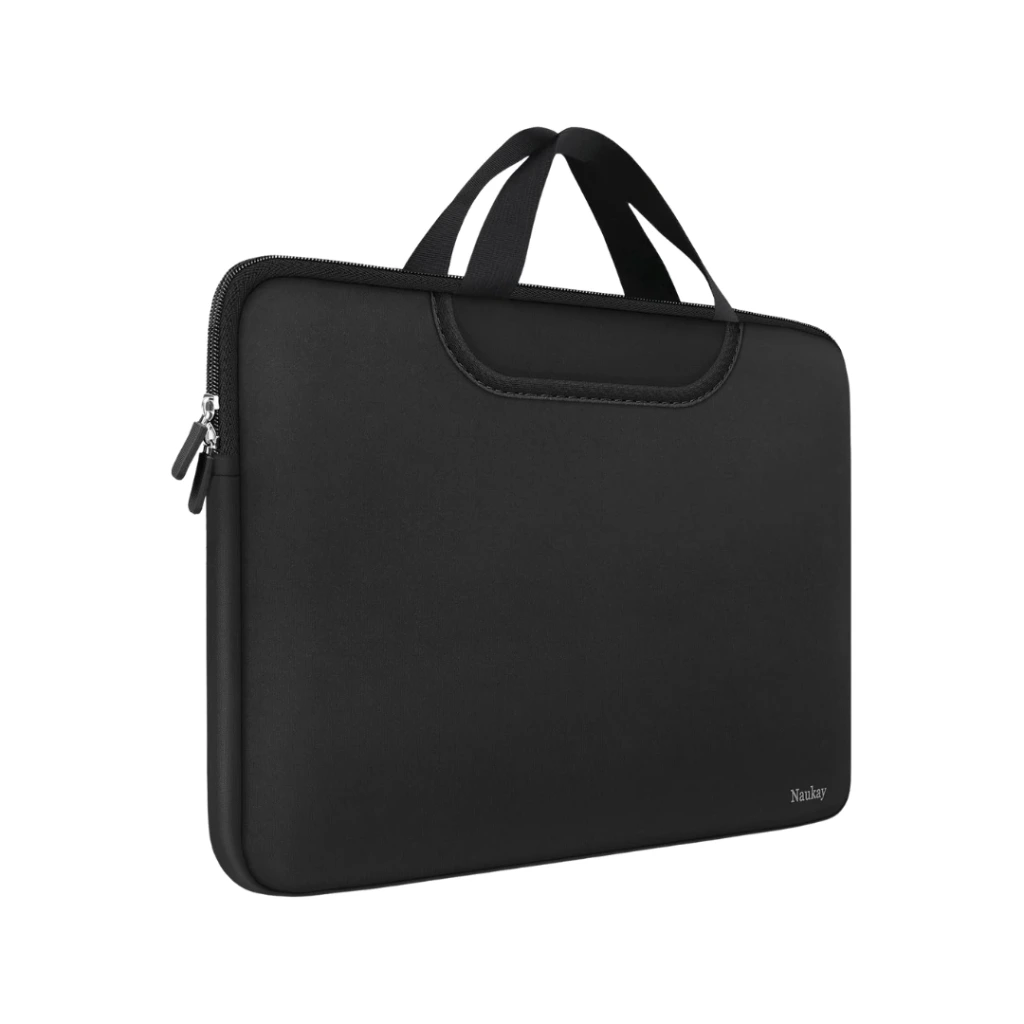 [12029] 15" Black Laptop Carrying Bag with Strap