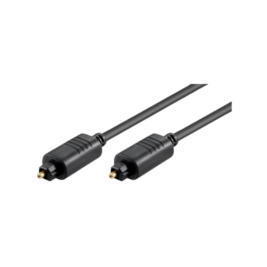 [10115] 2m MicroConnect Toslink Optical Black Cable