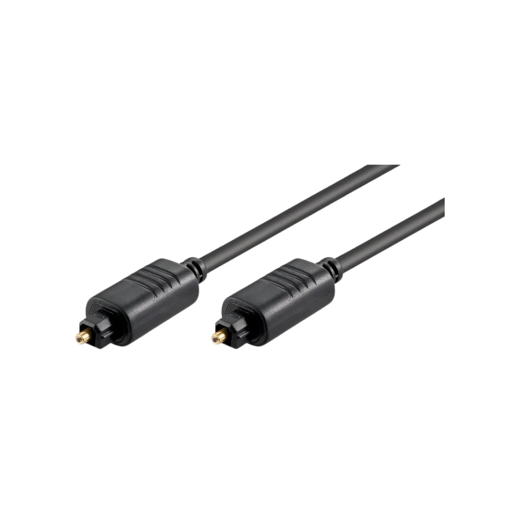 3m MicroConnect Toslink Optical Black Cable