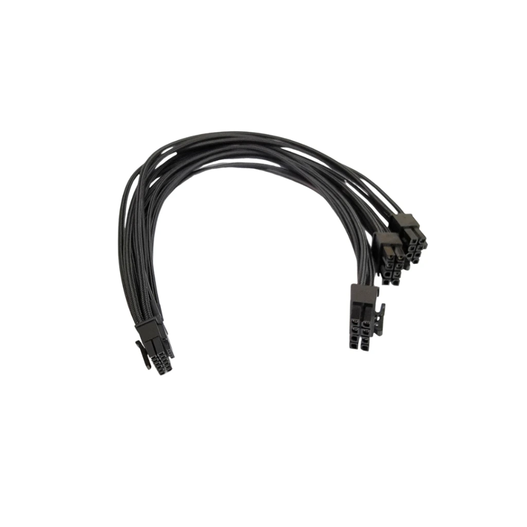 [12CF1-1PW138-30R] 3x8-Pin PCIe to 12VHPWR Graphics Card Power Cable