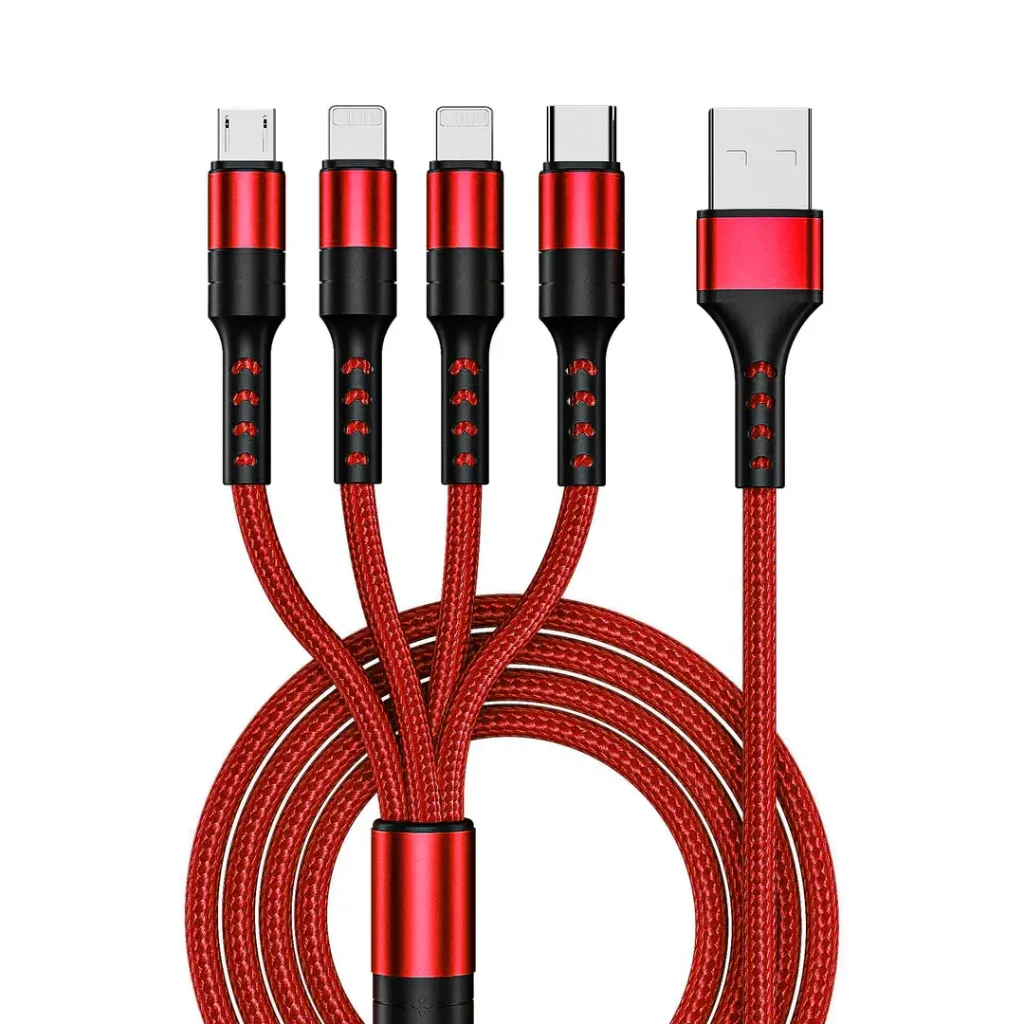[8714612119143] 4-in-1 USB Charging Cable