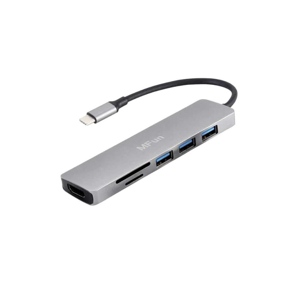 [11345] 6-in-1 USB & Type-C Card Reader