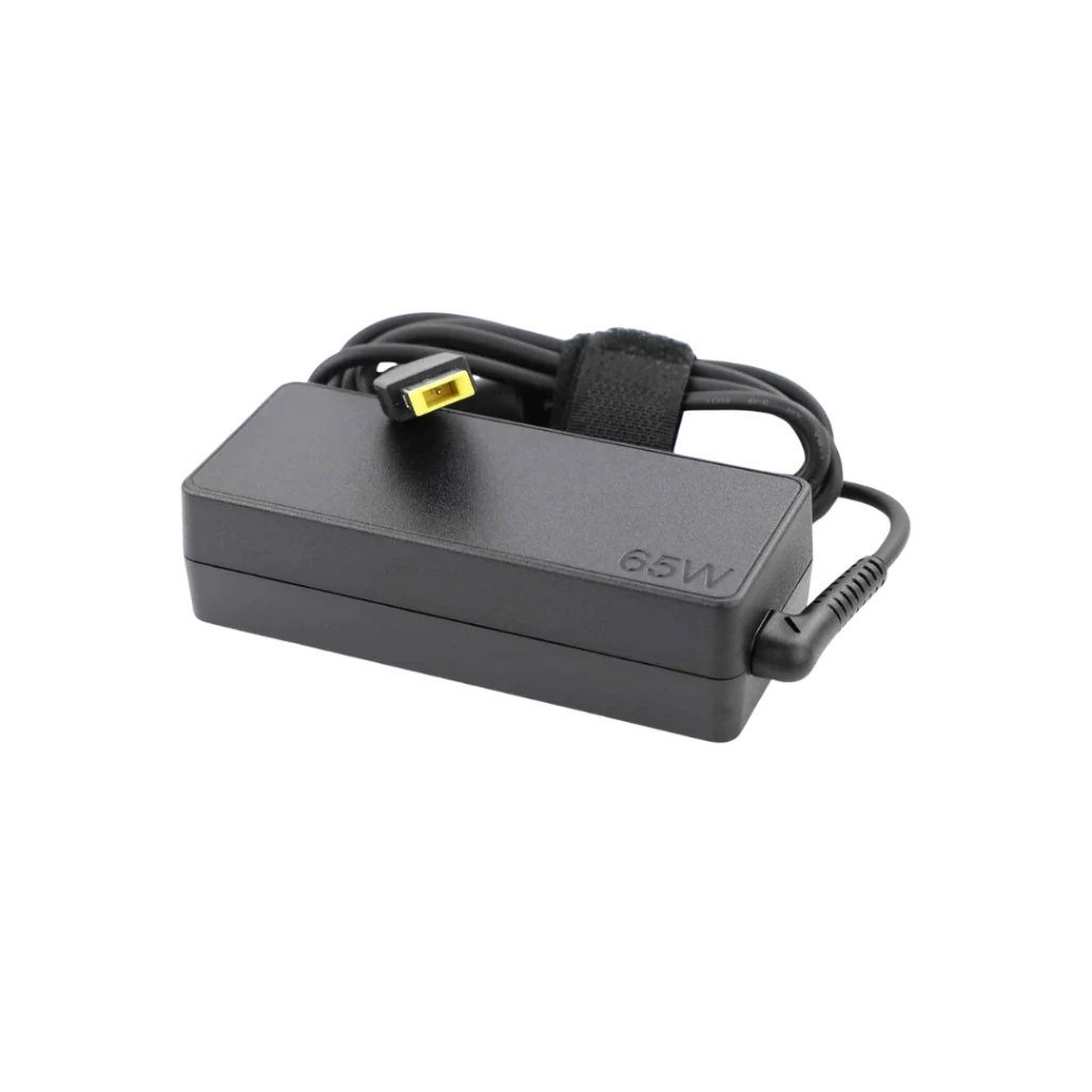 [10622] 65W Lenovo Laptop Charger, Yellow Square Tip