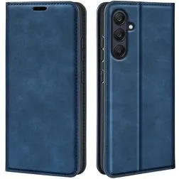[8034173235794] Bookcase for Samsung A26 in Dark Blue