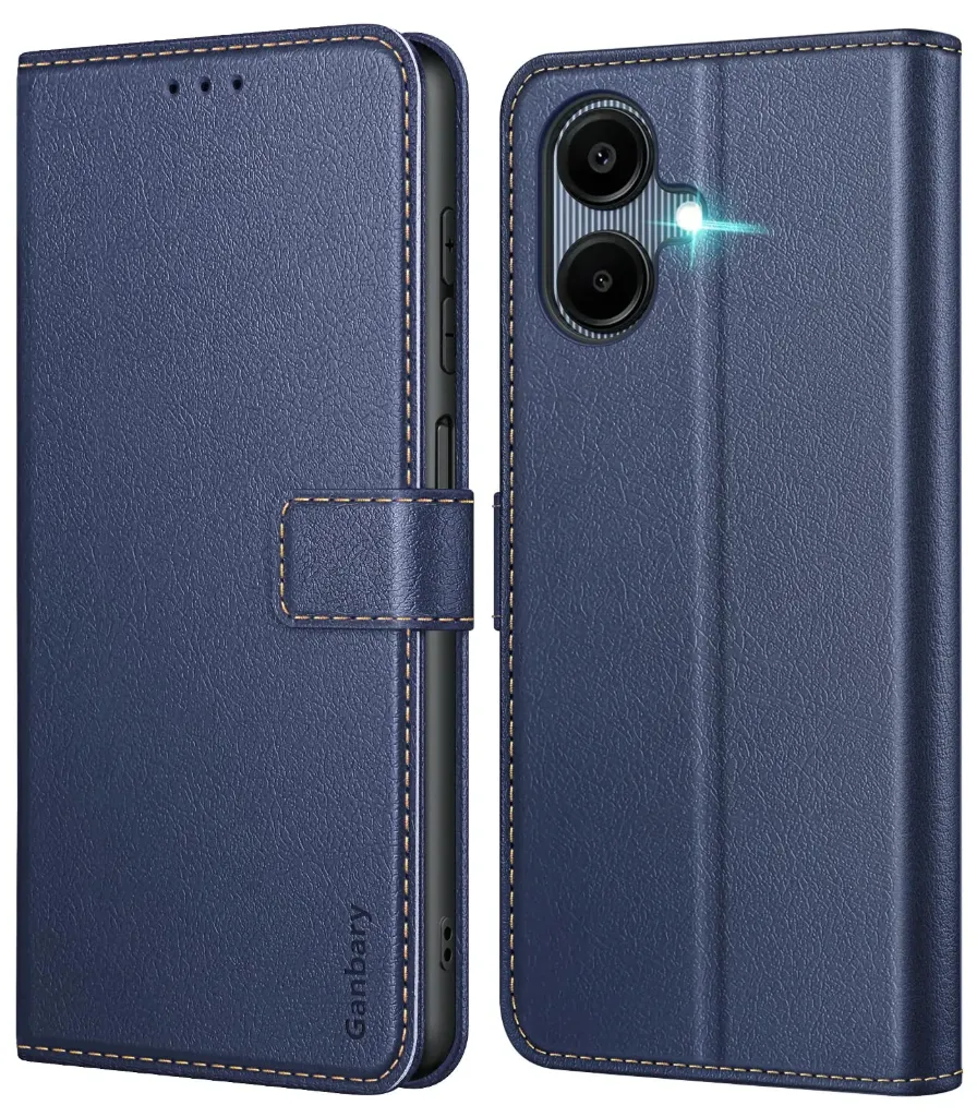 [12039] Bookcase for Samsung Galaxy A06 in Blue