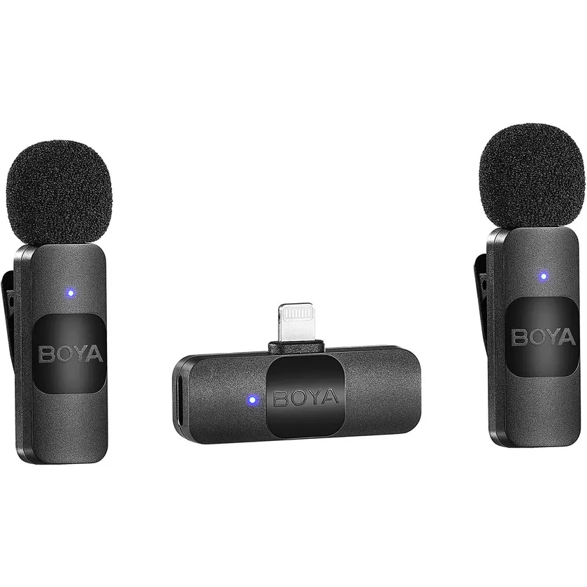 [X001OOVH8X] BOYA Wireless Microphone System 2.4GHZ Lightning
