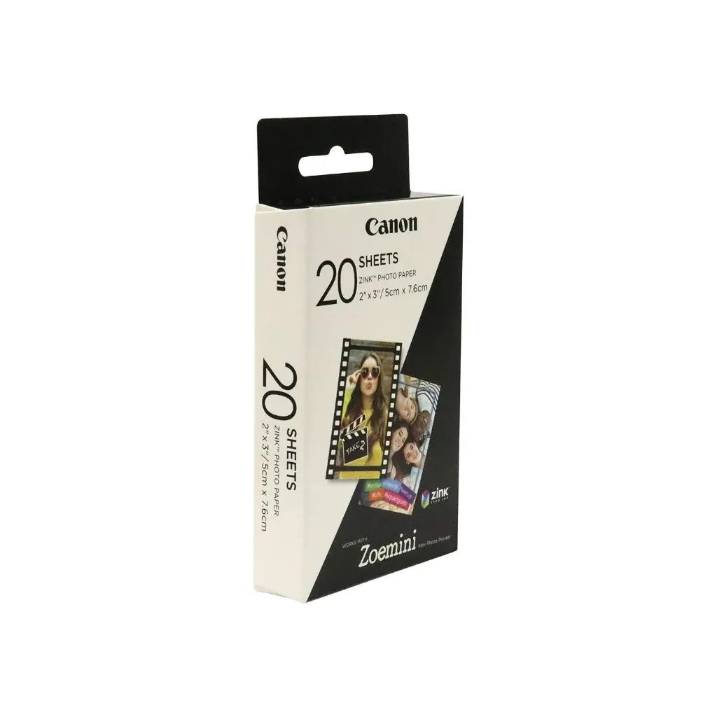 [4549292131352] Canon Zoemini Zink Photo Paper (20 Sheets)