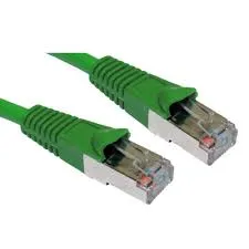[11398] Cat6a F/FTP 0.5m Green