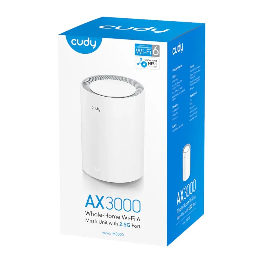[6971690793234] Cudy AX3000 Wi-Fi 6 Mesh Single Unit
