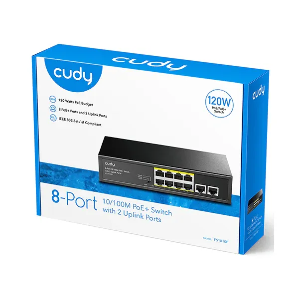 [6971690790974] Cudy FS1010P PoE+ Switch