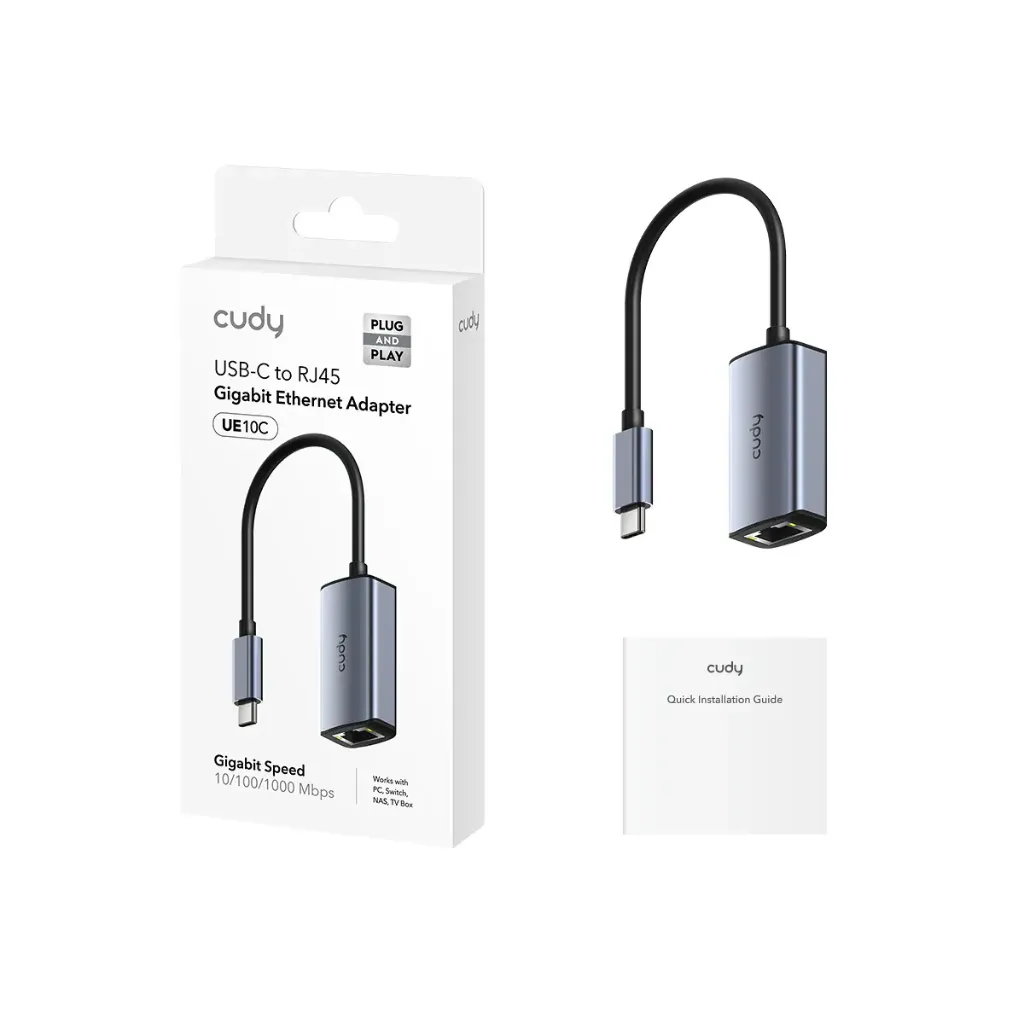 [6971690794200] Cudy USB-C to Ethernet Adapter