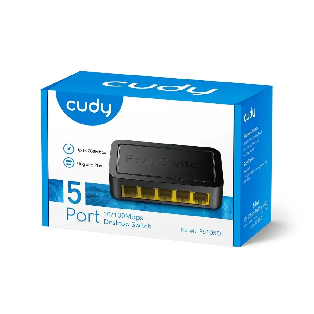 [6971690790035] Cudy | 5-Port Switch (FS105D)