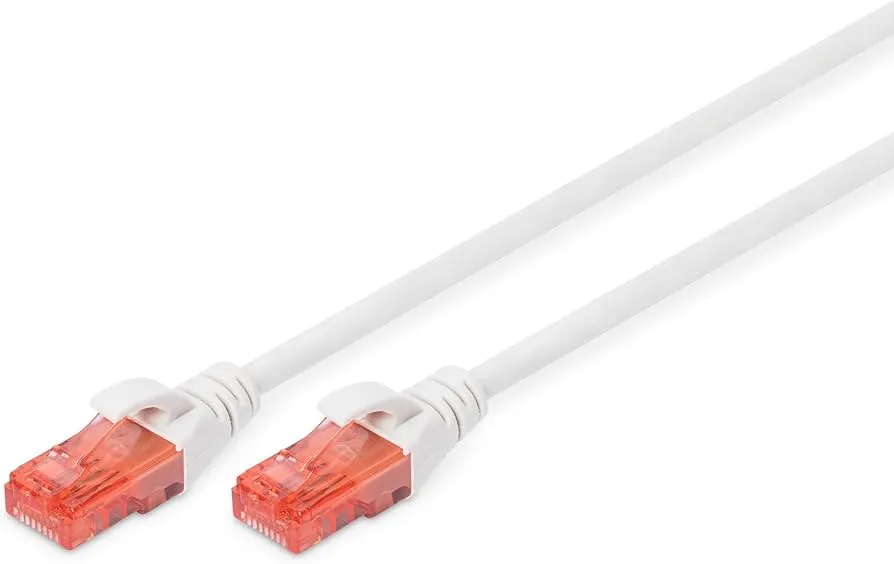 [12210] Digitus 0.5M CAT6 Cable in White
